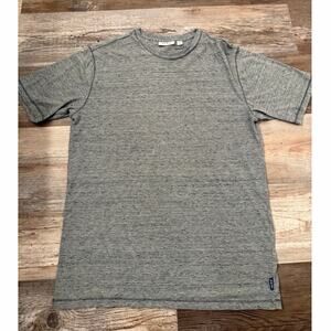 ROWM (Dillards) Short Sleeve Solid Slub T-Shirt Sz M in heathered gray